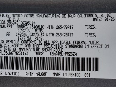 New 2026 Toyota Tacoma TRD Off-Road image 15