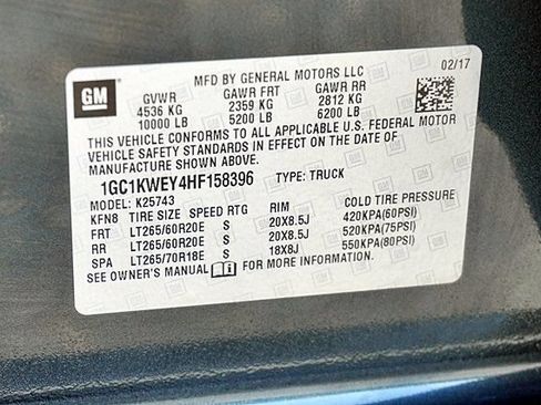 Used 2017 Chevrolet Silverado 2500 LTZ w/ Duramax Plus Package AWD/4WD image 33