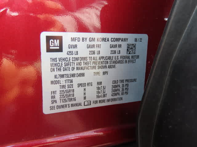 Used 2022 Chevrolet TrailBlazer RS w/ Sun and Liftgate Package FWD image 29