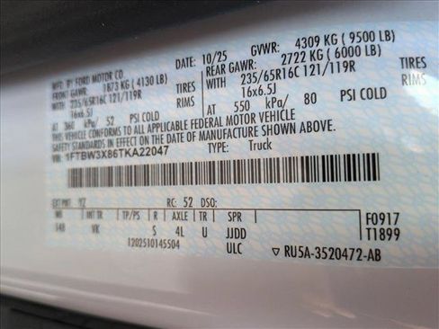 New 2026 Ford Transit 350 148 High Roof Extended w/ Load Area Protection Package image 17