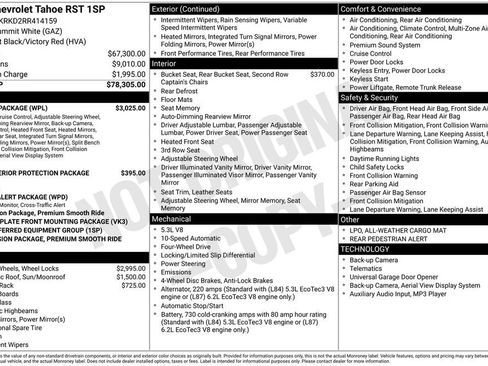 Used 2024 Chevrolet Tahoe RST w/ Luxury Package image 8