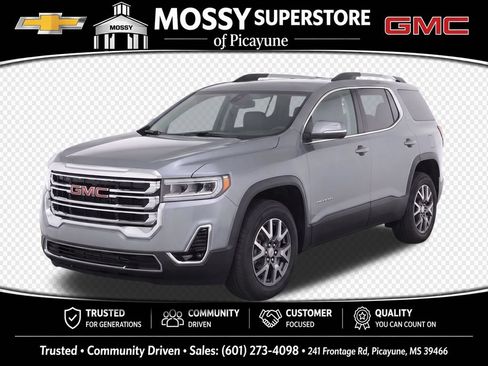 Used 2023 GMC Acadia SLT w/ LPO, Floor Liner Package FWD image 1