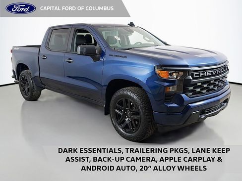 Used 2023 Chevrolet Silverado 1500 Custom w/ LPO, Dark Essentials Package image 1