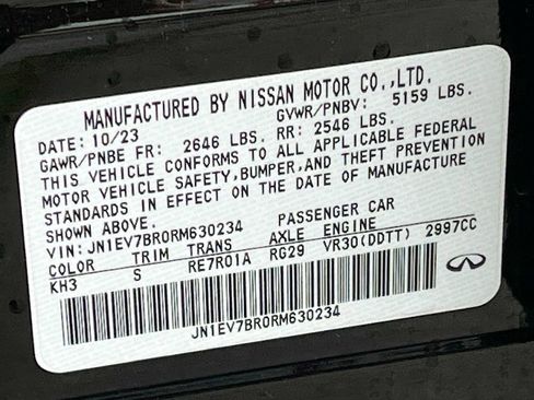 Used 2024 INFINITI Q50 Luxe w/ Cargo Package AWD/4WD image 32