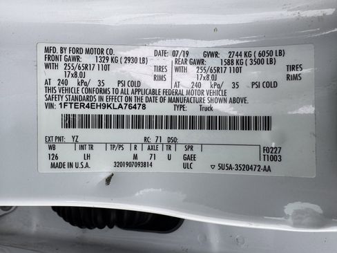Used 2019 Ford Ranger XLT w/ Equipment Group 301A Mid RWD image 40