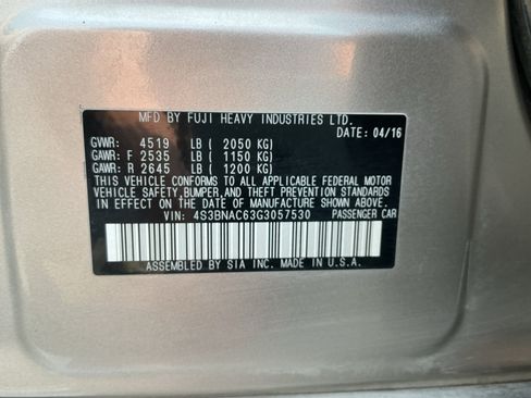 Used 2016 Subaru Legacy 2.5i Premium AWD/4WD image 16