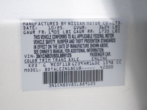 New 2025 Nissan Versa S image 26