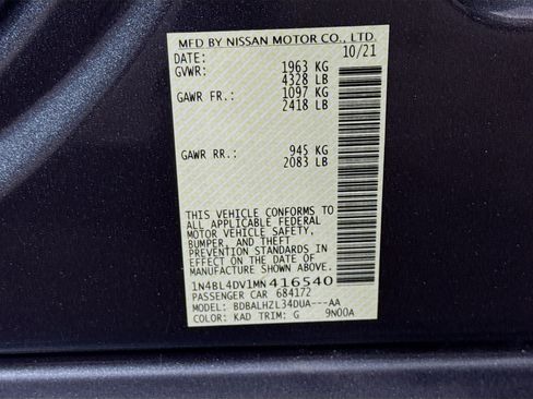 Used 2021 Nissan Altima 2.5 SV image 40