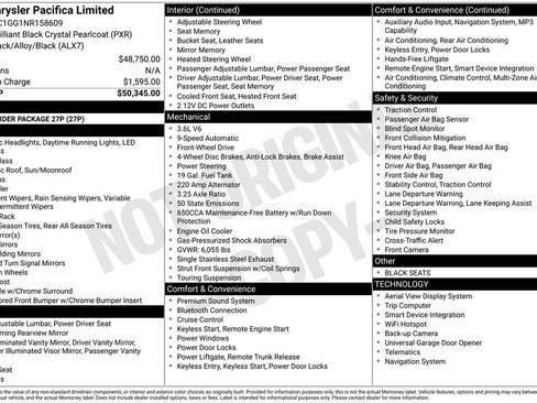 Used 2022 Chrysler Pacifica Limited FWD image 21