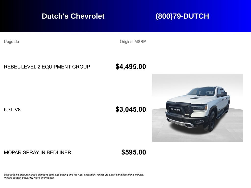 Used 2023 RAM 1500 Rebel w/ Rebel Level 2 Equipment Group AWD/4WD image 5