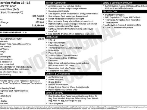 Used 2014 Chevrolet Malibu LS FWD image 2