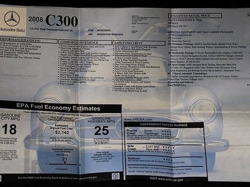 Used 2008 Mercedes-Benz C 300 Sedan image 38