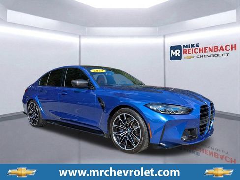 Used 2024 BMW M3 w/ M Carbon Exterior Package RWD image 1