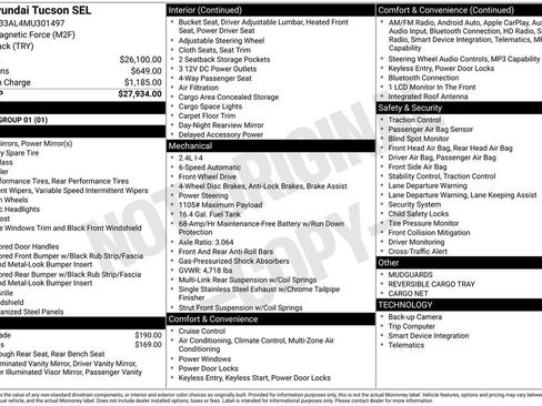 Used 2021 Hyundai Tucson SEL FWD image 2
