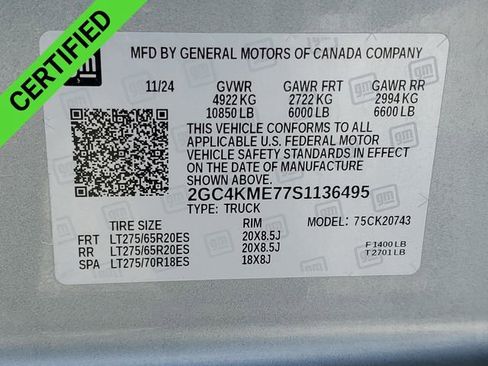 Used 2025 Chevrolet Silverado 2500 Custom w/ Custom Value Package image 33