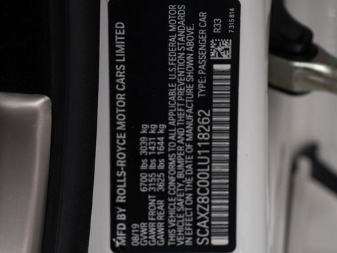 Certified 2020 Rolls-Royce Dawn image 54