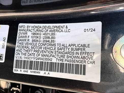 Used 2024 Honda Accord LX image 16