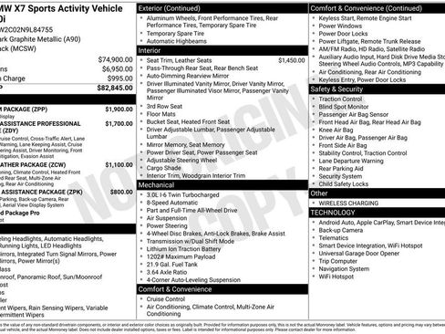 Used 2022 BMW X7 xDrive40i w/ Premium Package image 17