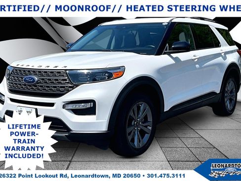 Certified 2022 Ford Explorer XLT w/ Equipment Group 202A AWD/4WD image 1