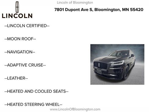 Used 2023 Lincoln Aviator Reserve w/ Equipment Group 201A AWD/4WD image 6