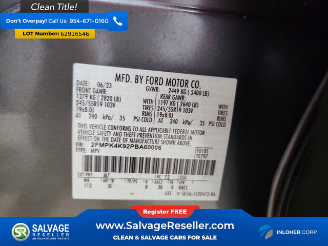 Used 2023 Ford Edge Titanium w/ Cargo Accessory Package AWD/4WD image 17