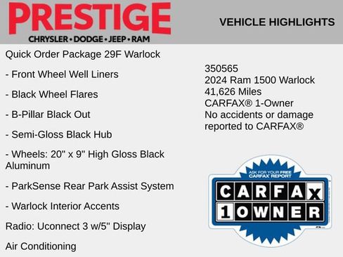 Used 2024 RAM 1500 Classic Warlock image 4