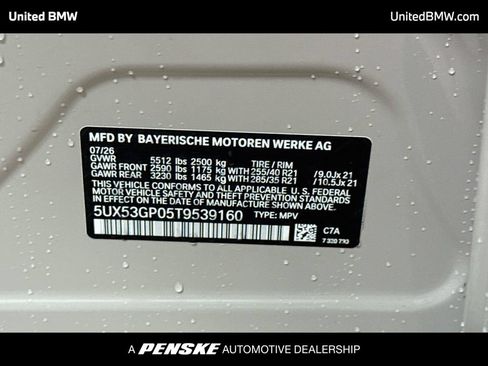 New 2026 BMW X3 xDrive30i w/ Premium Package AWD/4WD image 15