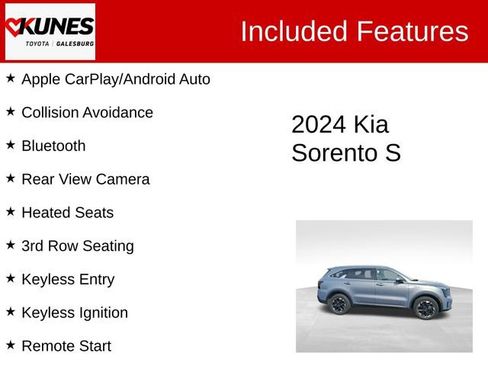 Used 2024 Kia Sorento S AWD/4WD image 2