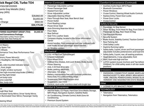 Used 2011 Buick Regal CXL Turbo w/ TO4 Preferred Equipment Group image 6