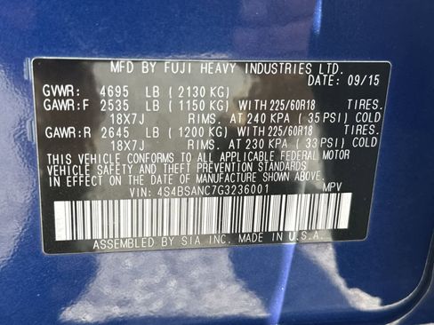 Used 2016 Subaru Outback 2.5i Limited image 16