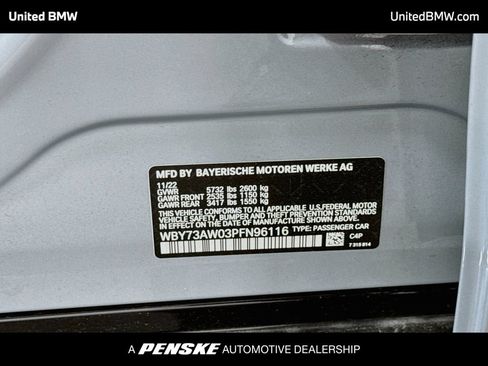 Used 2023 BMW i4 eDrive40 w/ M Sport Package RWD image 15