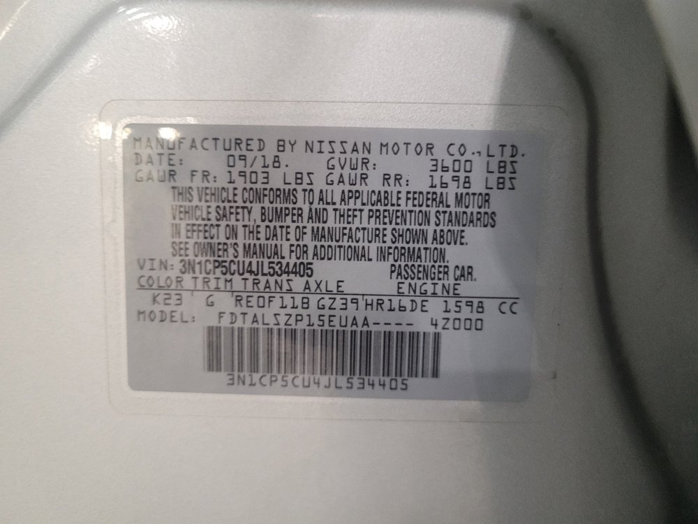 Used 2018 Nissan Kicks SV FWD image 33