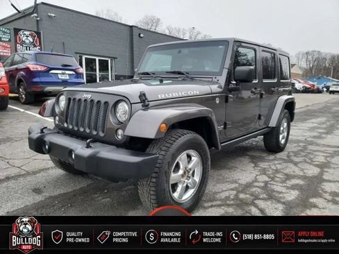 Used 2017 Jeep Wrangler Unlimited Rubicon w/ Connectivity Group AWD/4WD image 1