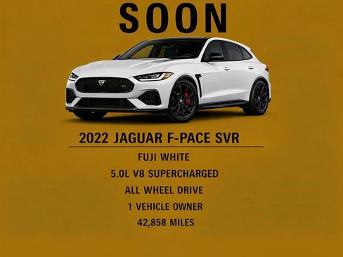 Used 2022 Jaguar F-PACE SVR image 1