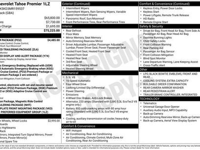 Used 2021 Chevrolet Tahoe Premier w/ Premium Package