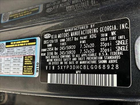Used 2020 Kia Telluride EX w/ EX Premium Package AWD/4WD image 15