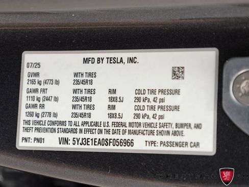 Used 2025 Tesla Model 3 Long Range RWD image 39