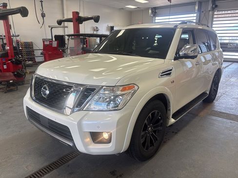 Used 2019 Nissan Armada Platinum w/ Captain's Chairs Package image 2
