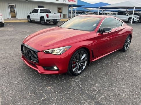 Used 2021 INFINITI Q60 Red Sport 400 w/ Cargo Package image 1
