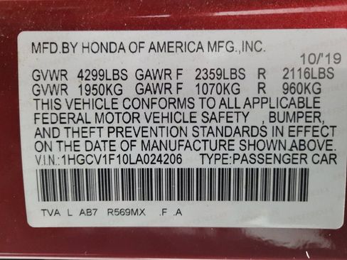 Used 2020 Honda Accord LX image 33