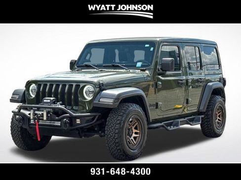 Used 2021 Jeep Wrangler Unlimited Sport w/ Sun And Sound Package AWD/4WD image 1