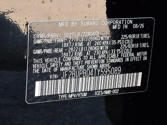 New 2026 Subaru Outback Premium AWD/4WD image 18