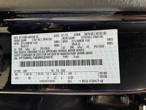 New 2025 Ford F150 Lightning Lariat image 33