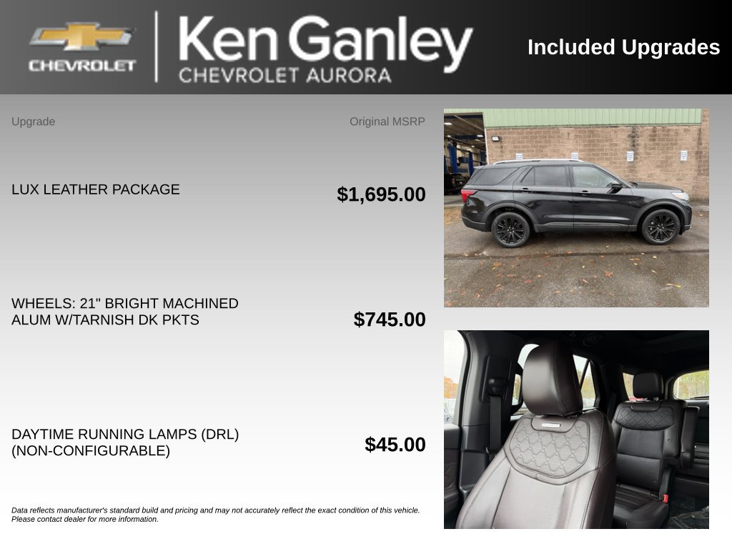 Used 2025 Ford Explorer Platinum w/ LUX Leather Package AWD/4WD image 6