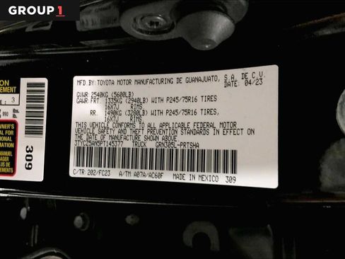 Certified 2023 Toyota Tacoma SR5 AWD/4WD image 37