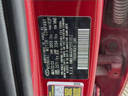 Used 2023 Hyundai Elantra SEL w/ Cargo Package FWD image 40