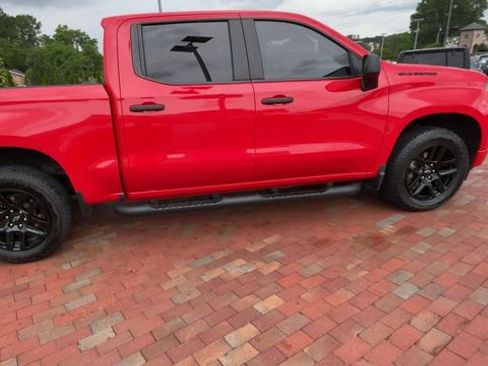 Used 2024 Chevrolet Silverado 1500 Custom w/ Turbomax Blackout Package AWD/4WD image 2