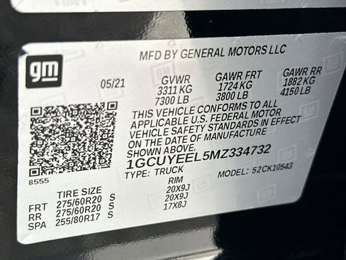 Certified 2021 Chevrolet Silverado 1500 RST w/ Convenience Package II image 40