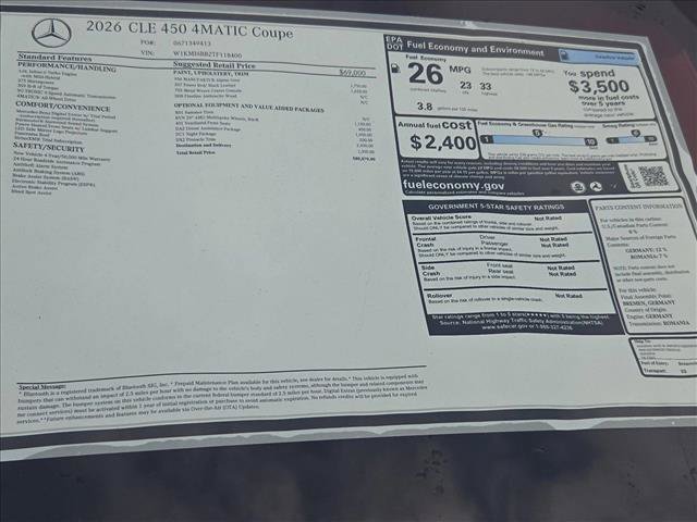 New 2026 Mercedes-Benz CLE 450 4MATIC Coupe image 15