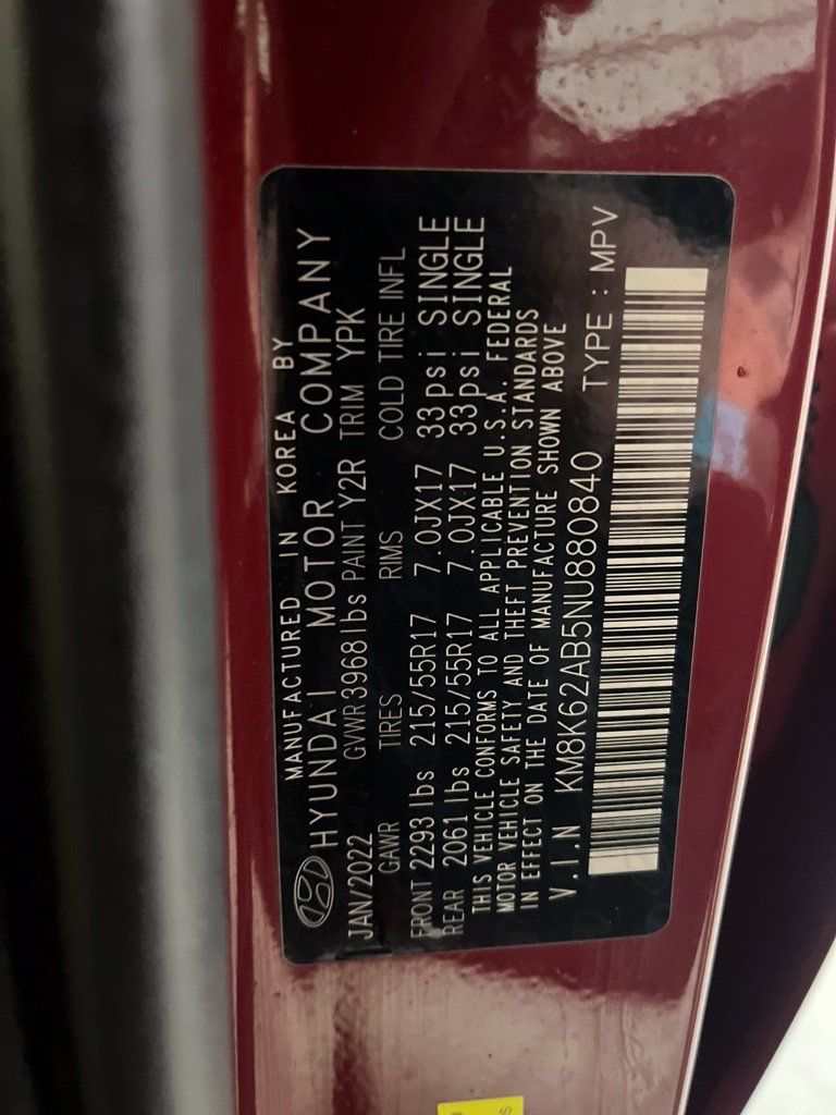 Used 2022 Hyundai Kona SEL w/ Cargo Package FWD image 79